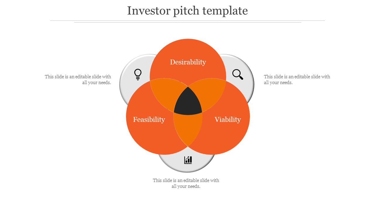 investor pitch template-Orange